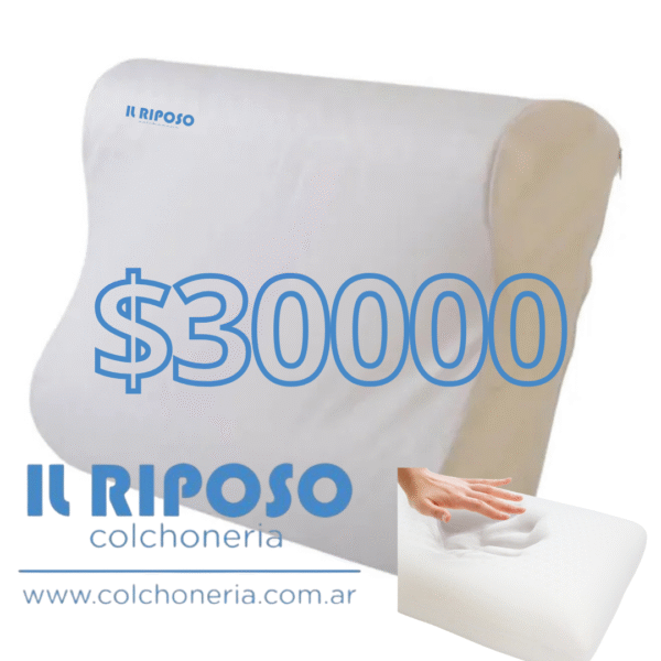 Almohada Inteligente IL Riposo Inteligente cervical Viscoelastica 60 x 40 Cm.