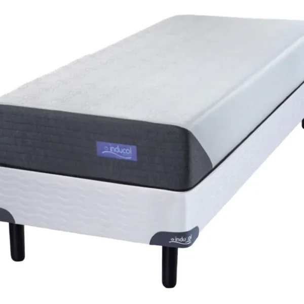 Inducol Limay Colchón y Sommier 1 Plaza 190 x 80 Cm.