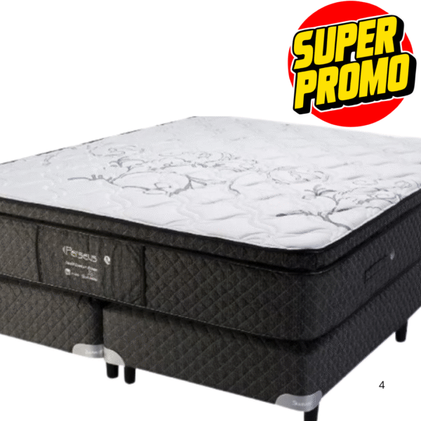 Colchón Y Sommier Suavestar Perseus Queen 200 x 160 cm