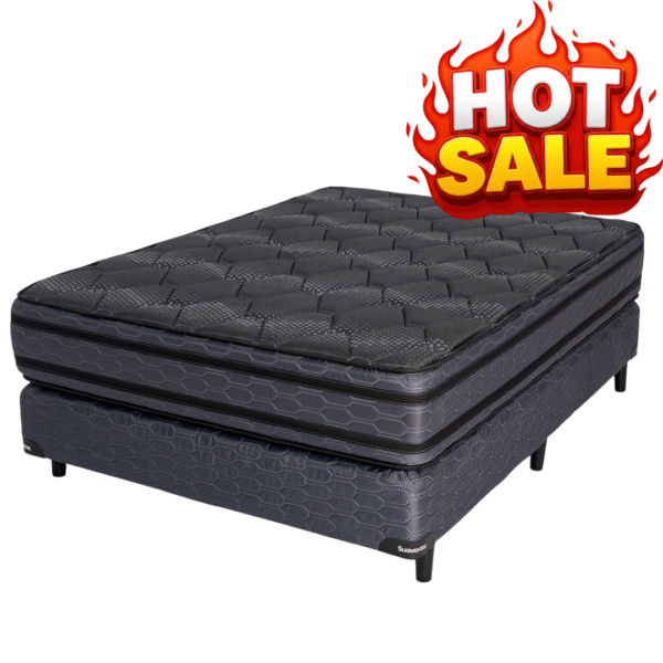 Suavestar Centuria Pro Euro Pillow Colchón y Sommier 2 1/2 Plazas 190 x 140 Cm.