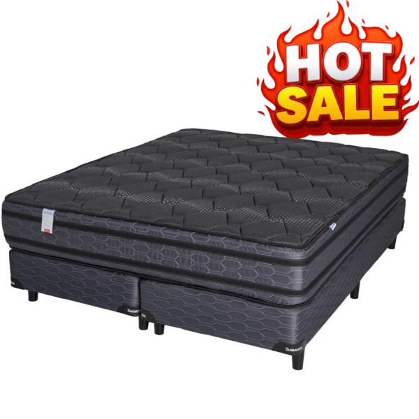 Suavestar Centuria Pro Euro Pillow Colchón y Sommier King 200 x 200 Cm.