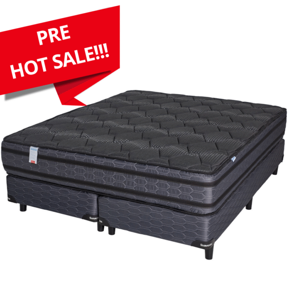 Suavestar Centuria Pro Euro Pillow Colchón y Sommier King 200 x 180 Cm.