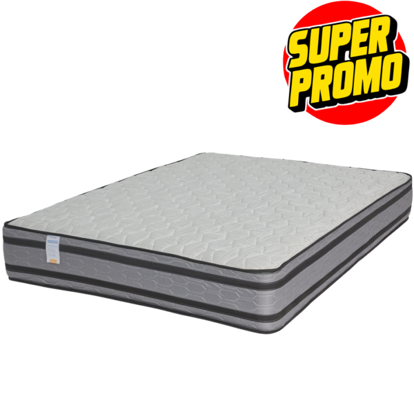 Suavestar Superstar Euro-Pillow Colchón 2 1/2 Plazas 190 x 140 x 28 Cm.